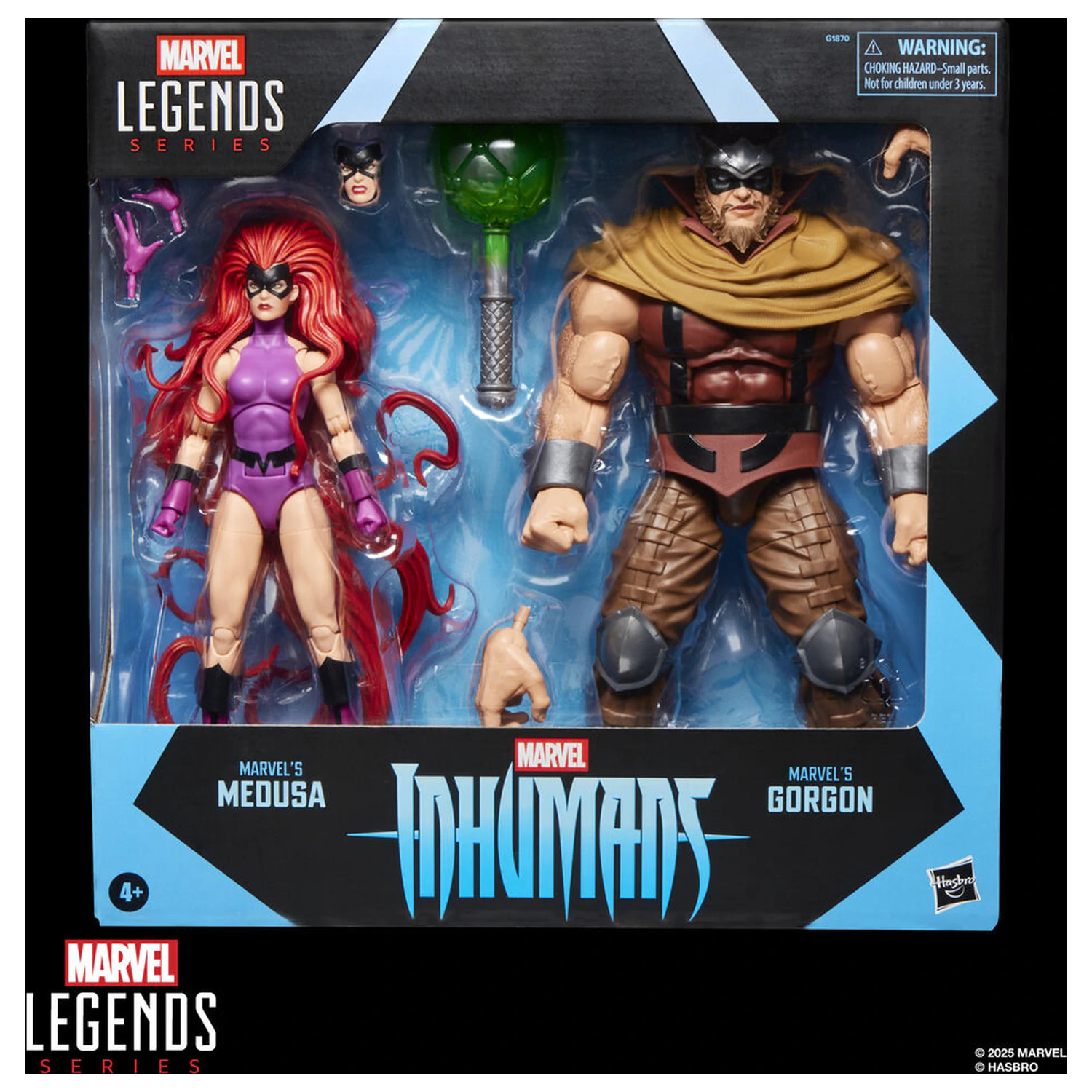 Marvel Legends Series Inhumans Medusa & Gorgon 2db-os figura csomag termékfotó