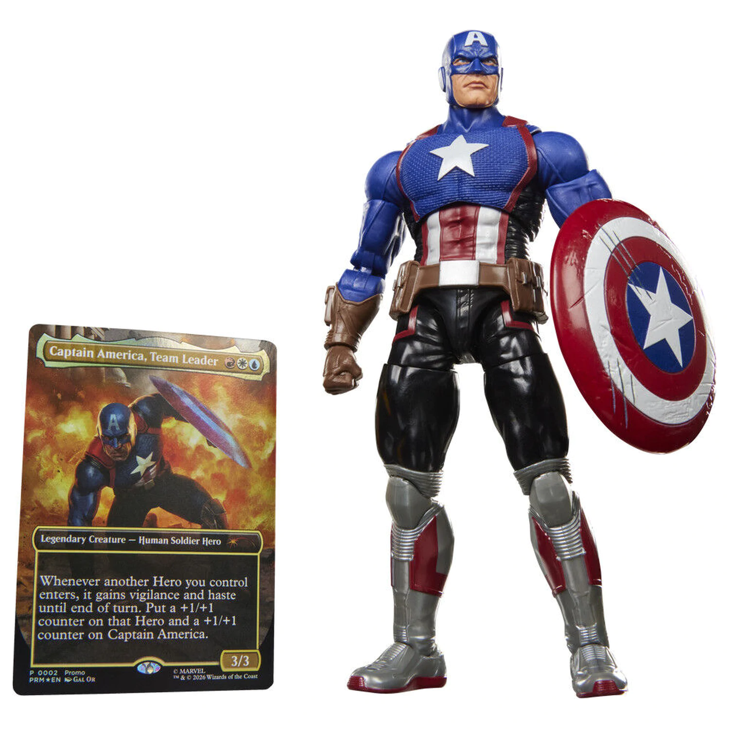 Marvel Legends Series Magic: The Gathering Captain America Avengers Twilight figura 15cm termékfotó