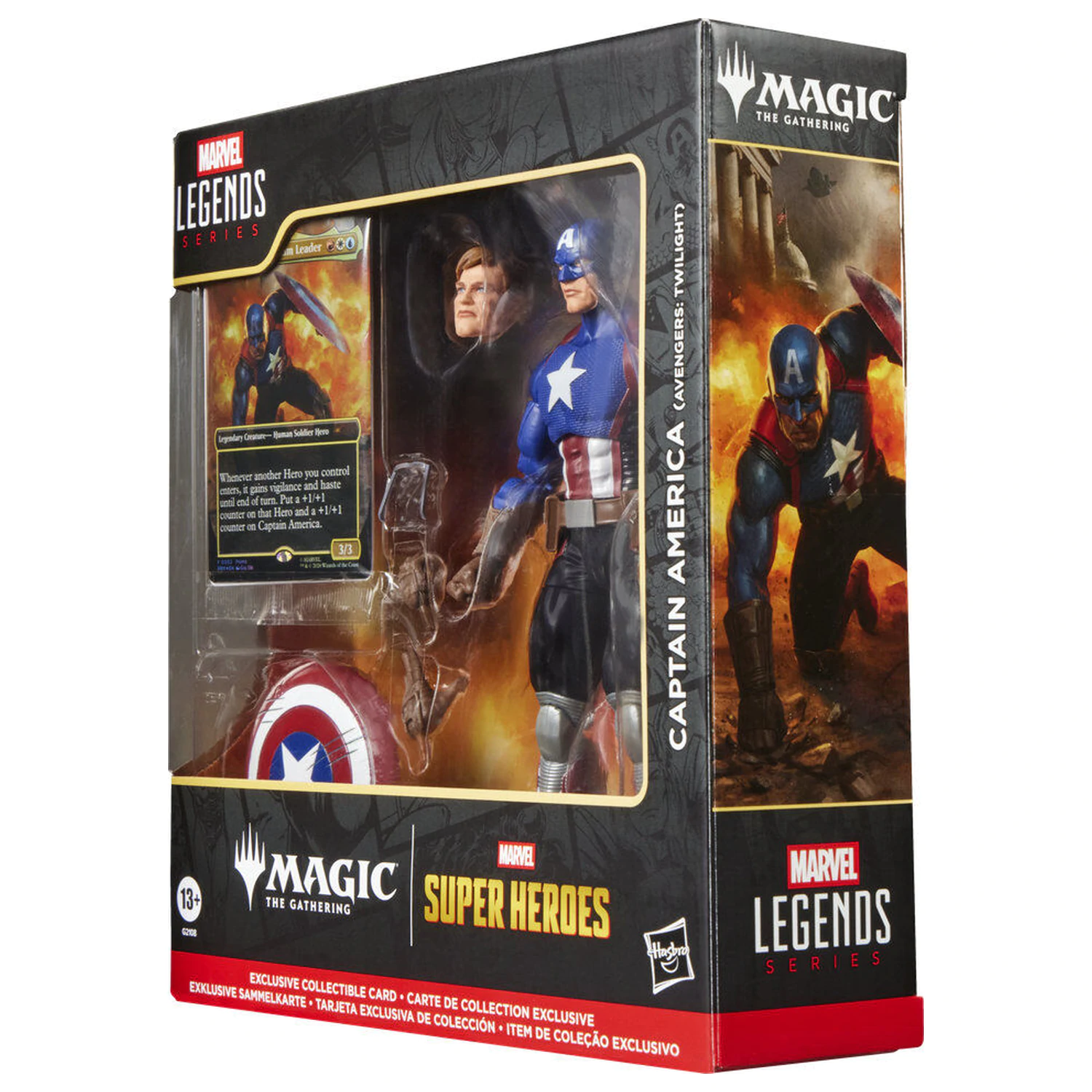 Marvel Legends Series Magic: The Gathering Captain America Avengers Twilight figura 15cm termékfotó