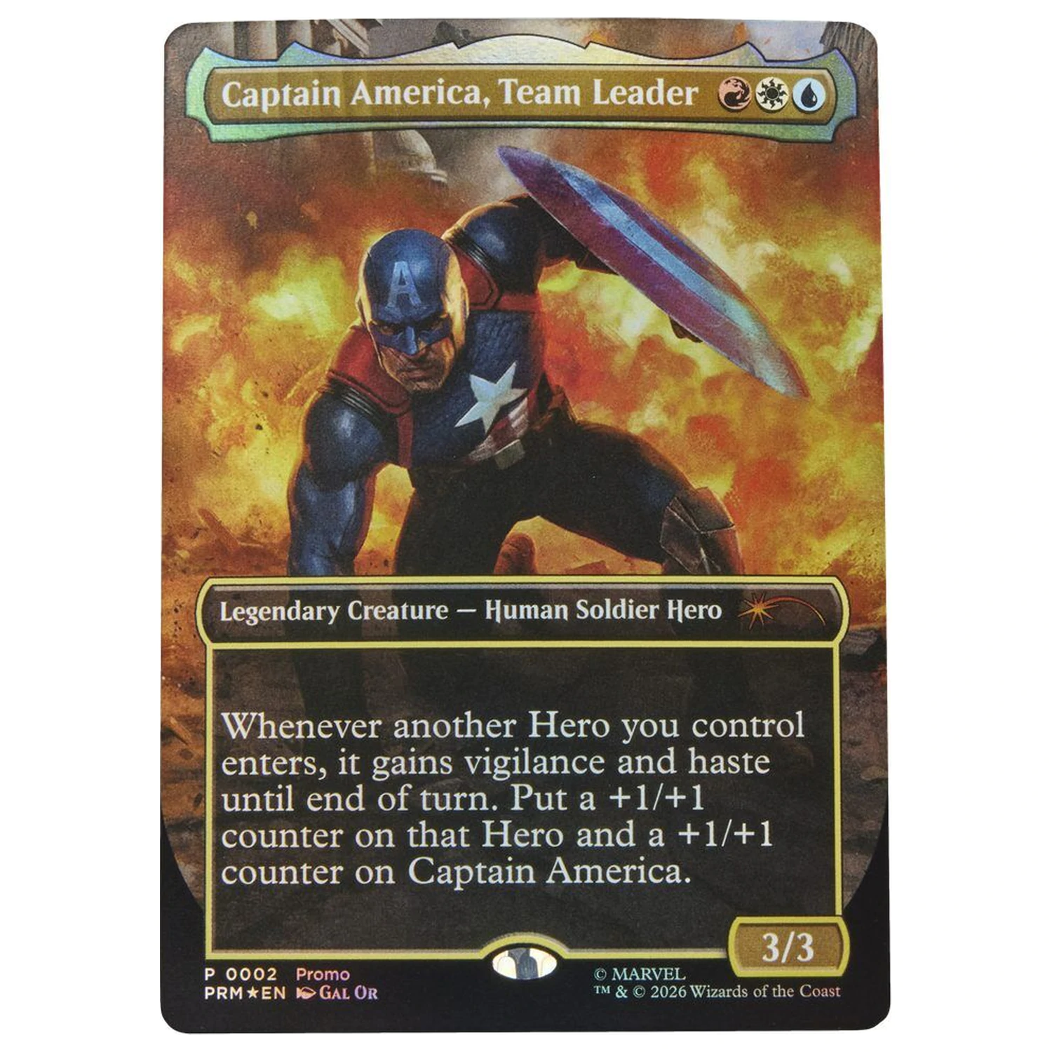 Marvel Legends Series Magic: The Gathering Captain America Avengers Twilight figura 15cm termékfotó