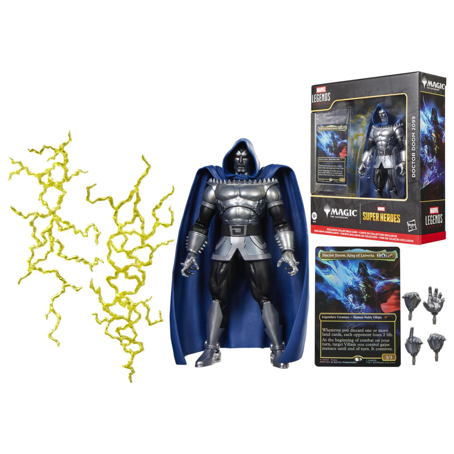 Marvel Legends Series Magic: The Gathering Doctor Doom 2099 figura 15cm termékfotó