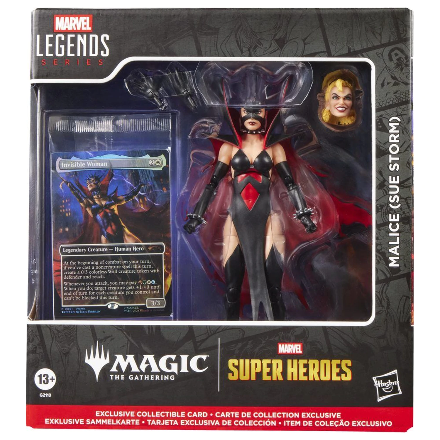 Marvel Legends Series Magic: The Gathering Malice Sue Storm figura 15cm termékfotó