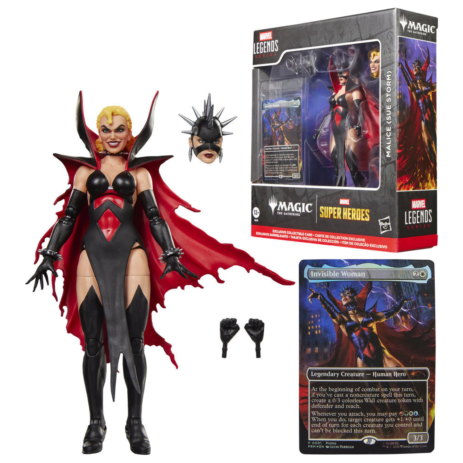 Marvel Legends Series Magic: The Gathering Malice Sue Storm figura 15cm termékfotó