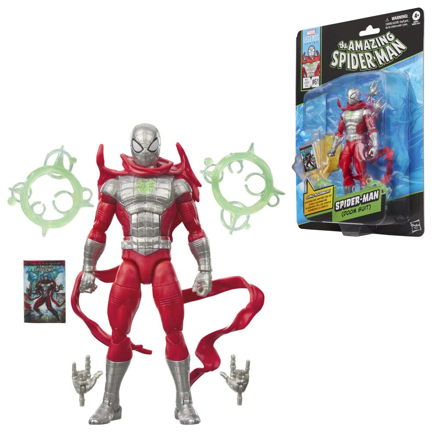 Marvel Legends Series Pókember Doom Suit The Amazing Spider-Man figura 15cm termékfotó