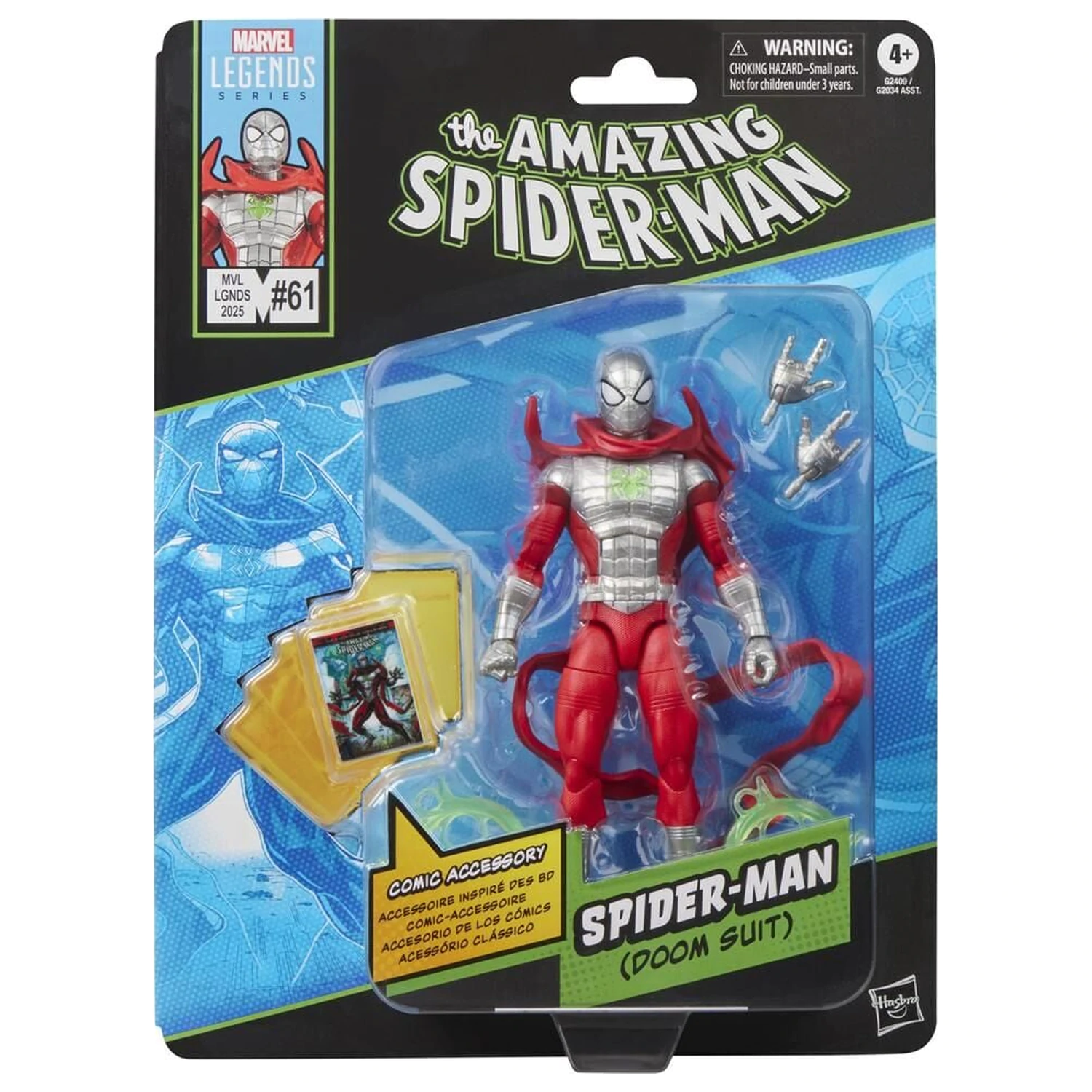 Marvel Legends Series Pókember Doom Suit The Amazing Spider-Man figura 15cm termékfotó