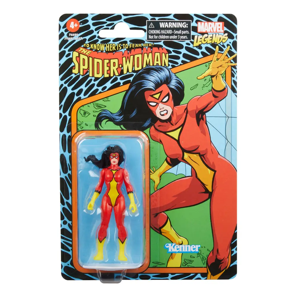 Marvel Legends Series Retro Spider-Woman akciófigura 10 cm termékfotó