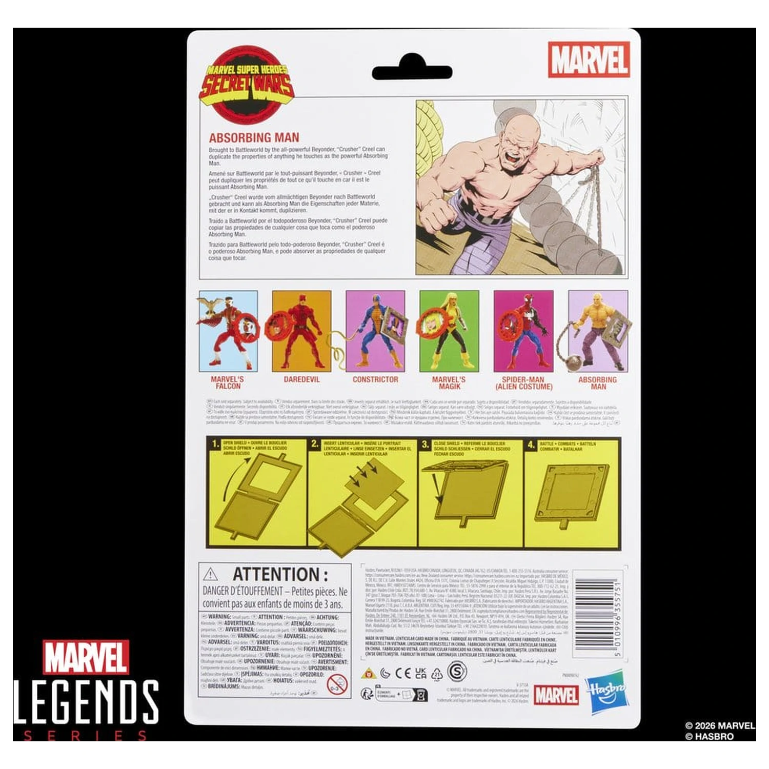 Marvel Legends Series Secret Wars Absorbing figura 15cm termékfotó