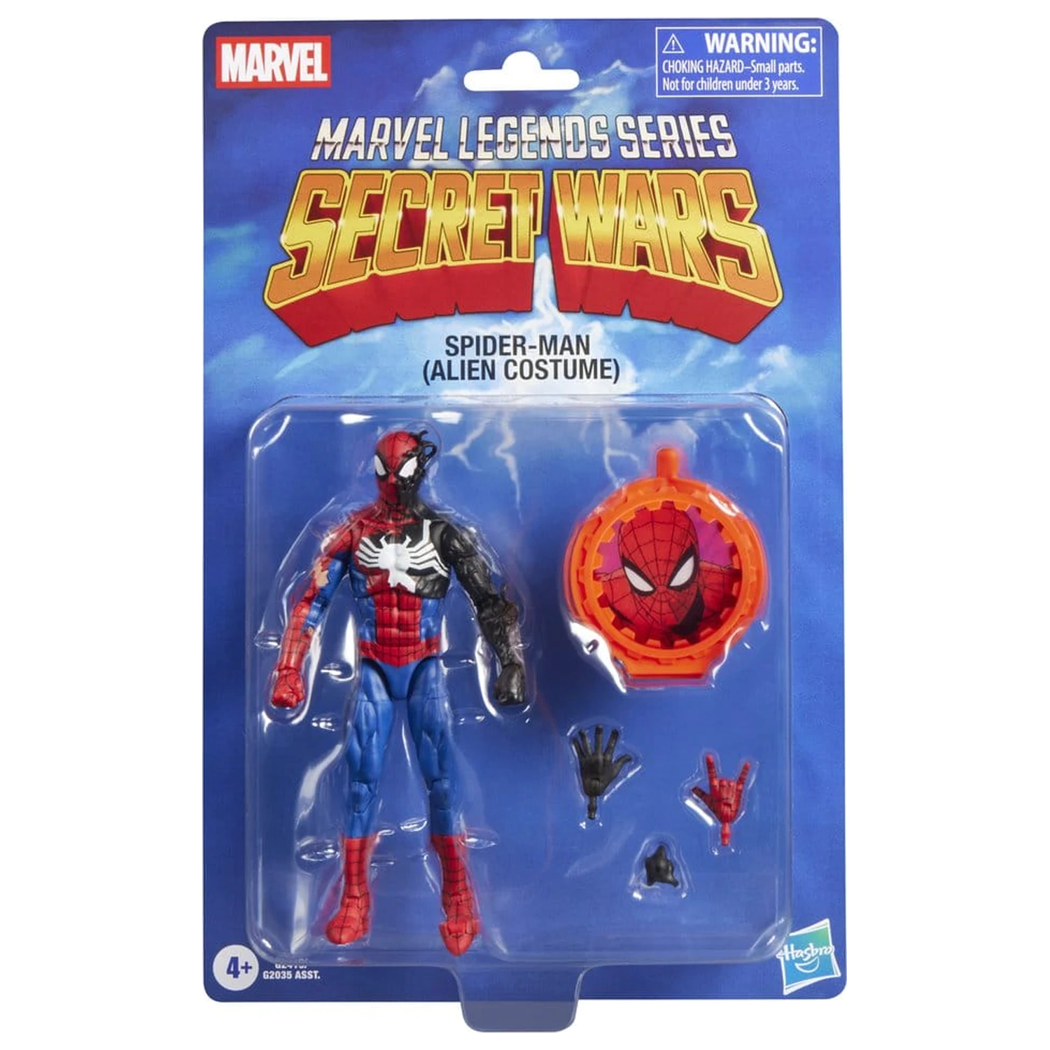 Marvel Legends Series Secret Wars Spiderman Alien Costume figura 15cm termékfotó