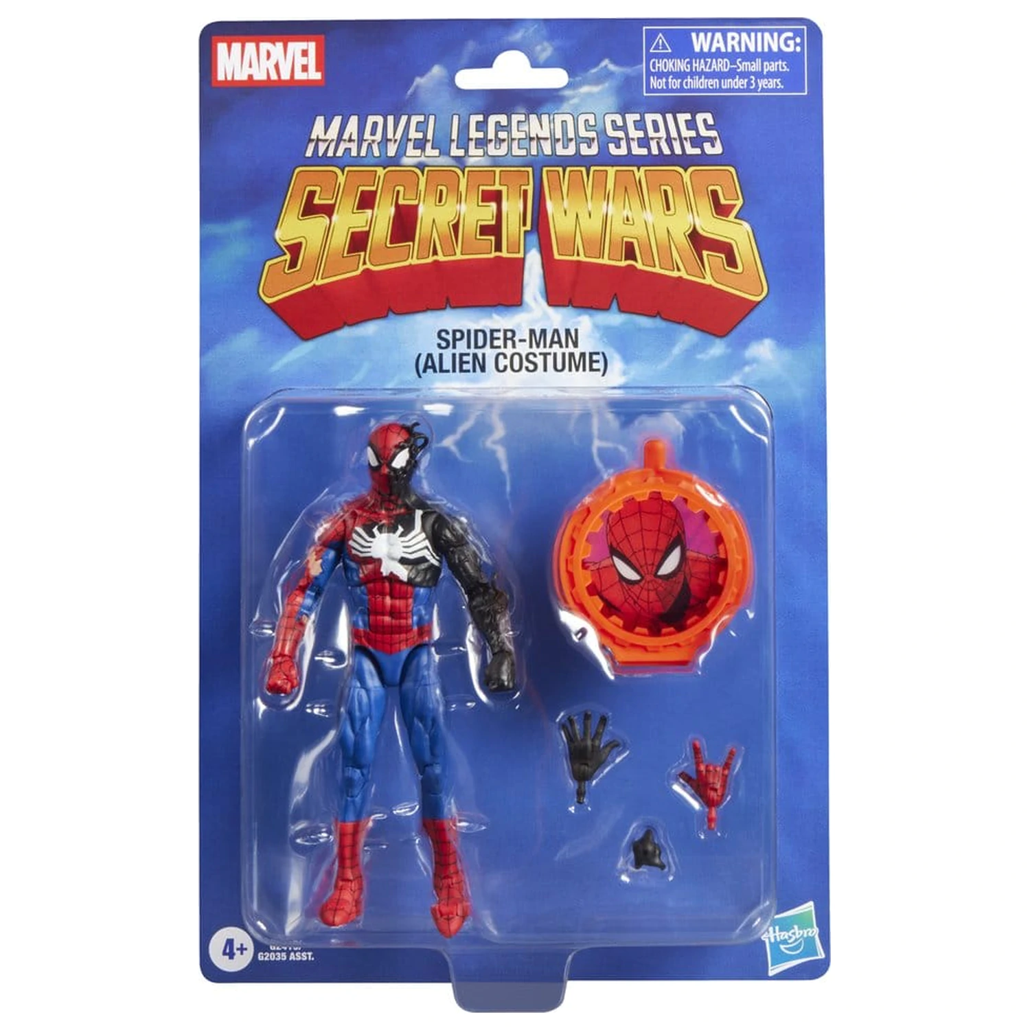 Marvel Legends Series Secret Wars Spiderman Alien Costume figura 15cm termékfotó