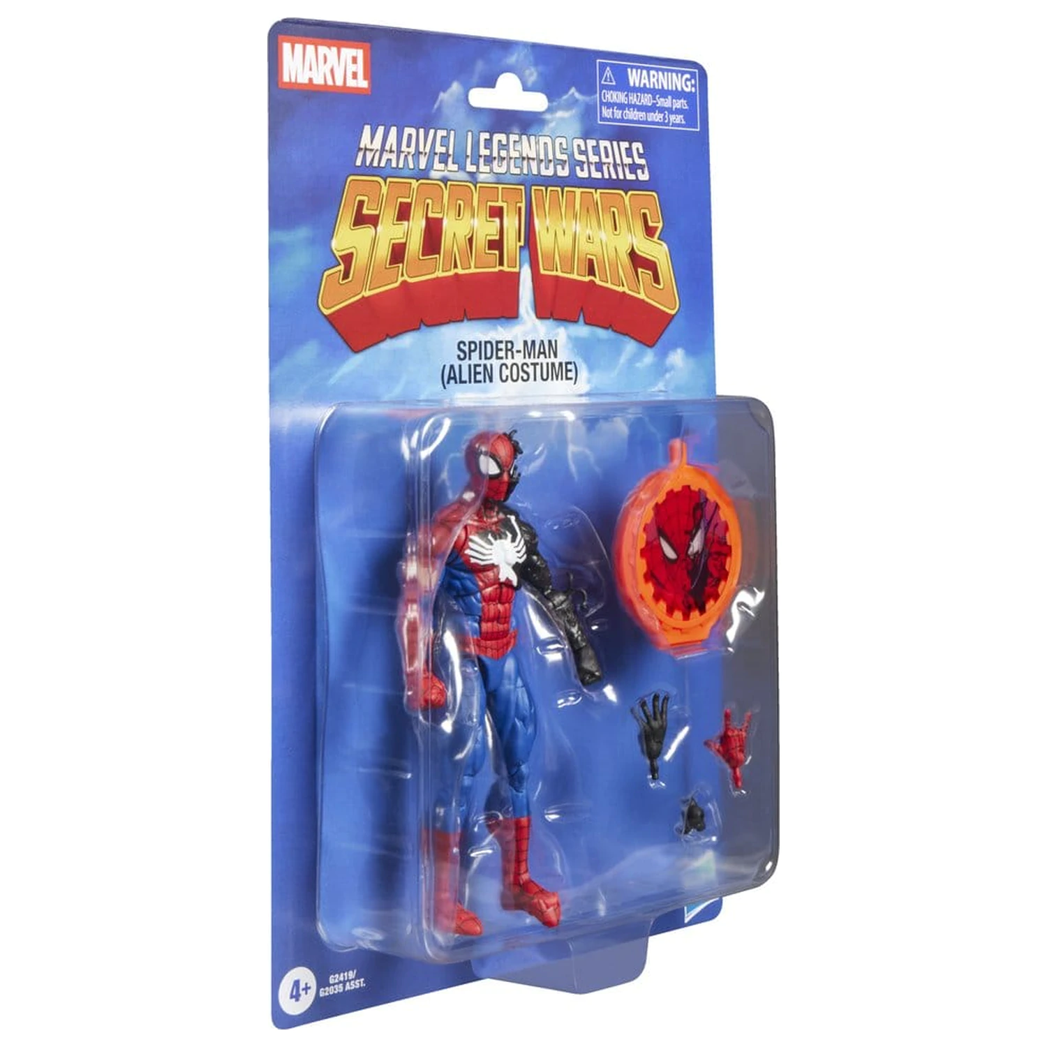 Marvel Legends Series Secret Wars Spiderman Alien Costume figura 15cm termékfotó