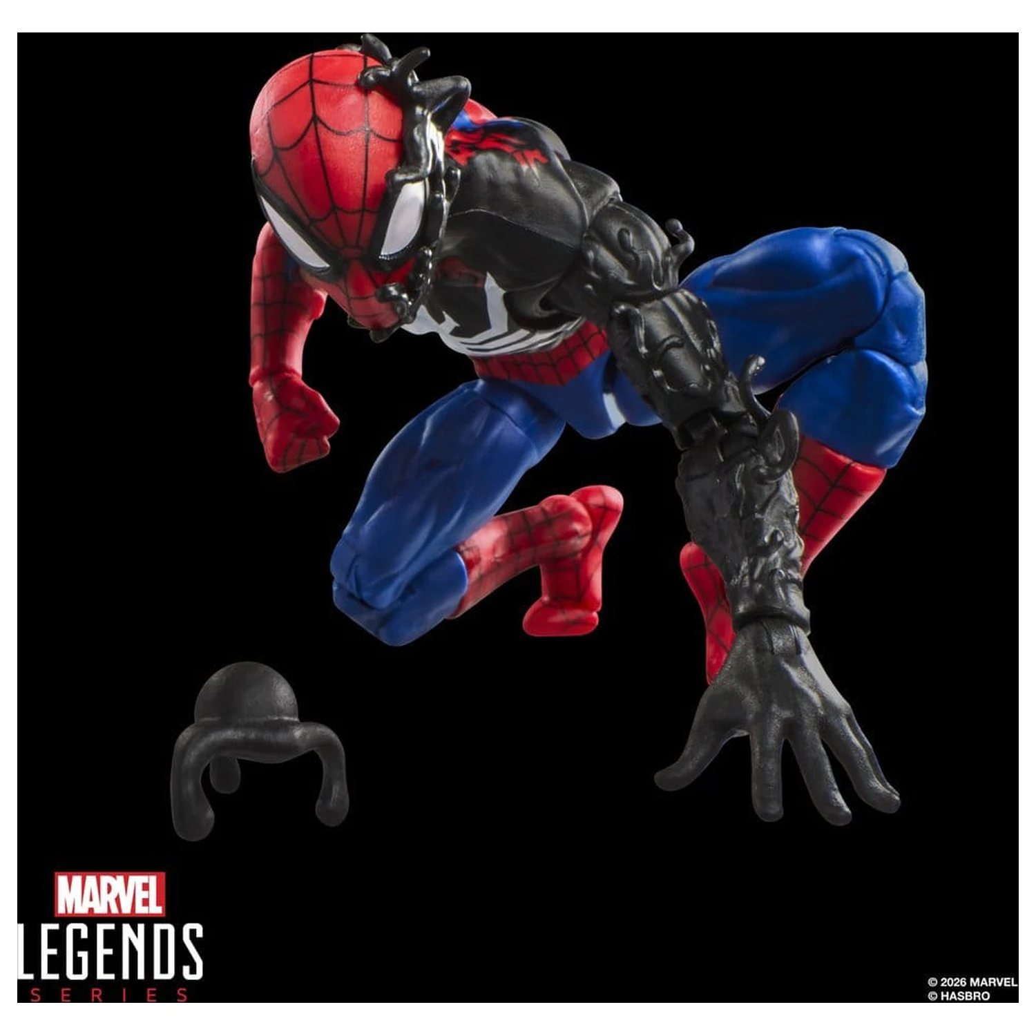 Marvel Legends Series Secret Wars Spiderman Alien Costume figura 15cm termékfotó