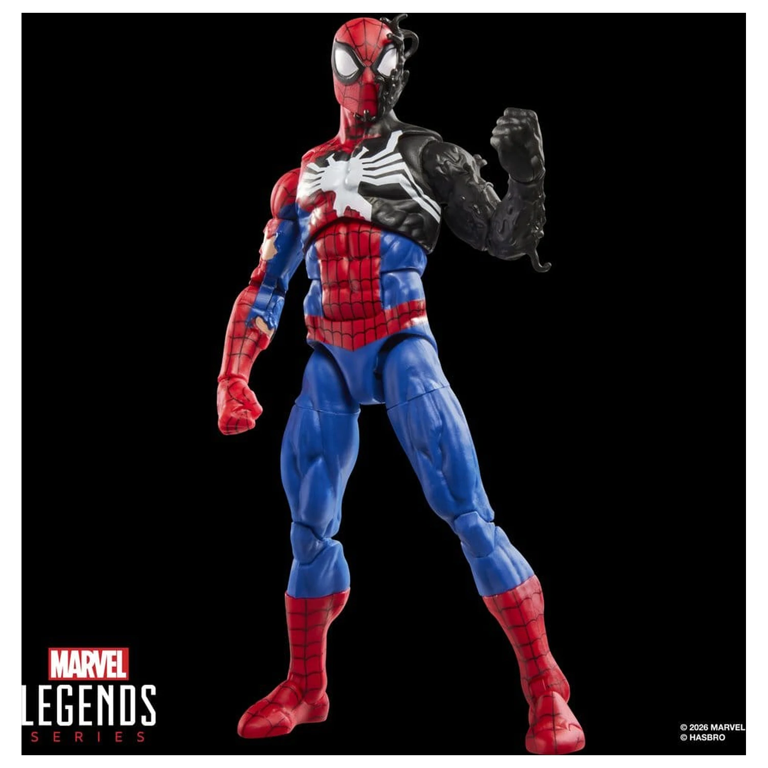 Marvel Legends Series Secret Wars Spiderman Alien Costume figura 15cm termékfotó