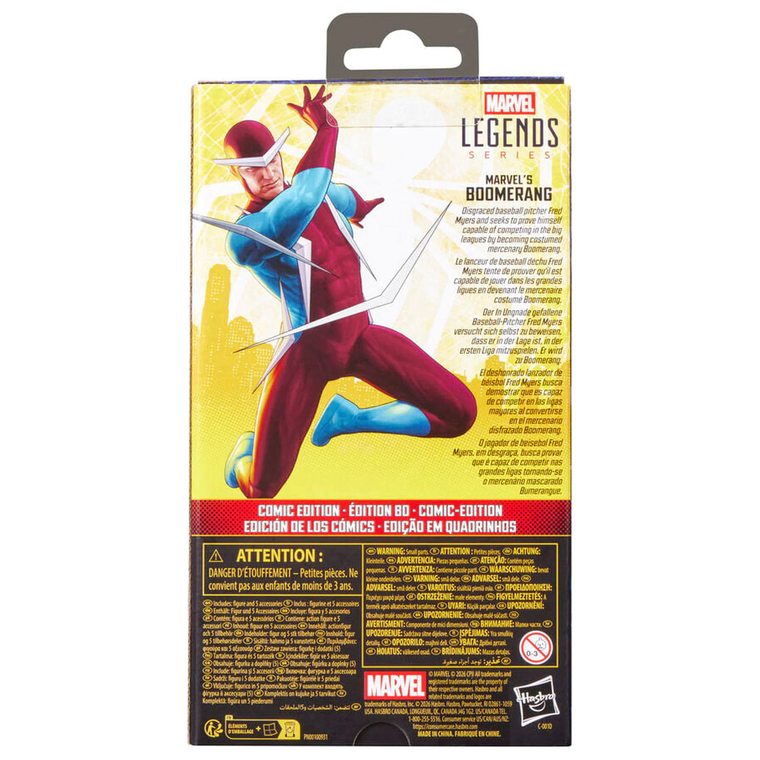 Marvel Legends Series Spider-Man Brand New Day Marvel's Boomerang figura 15cm termékfotó