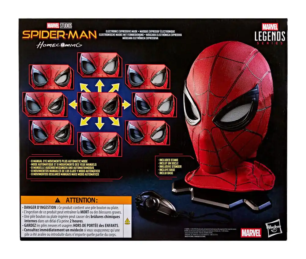 Marvel Legends Series Spider-Man: Homecoming elektromos maszk termékfotó
