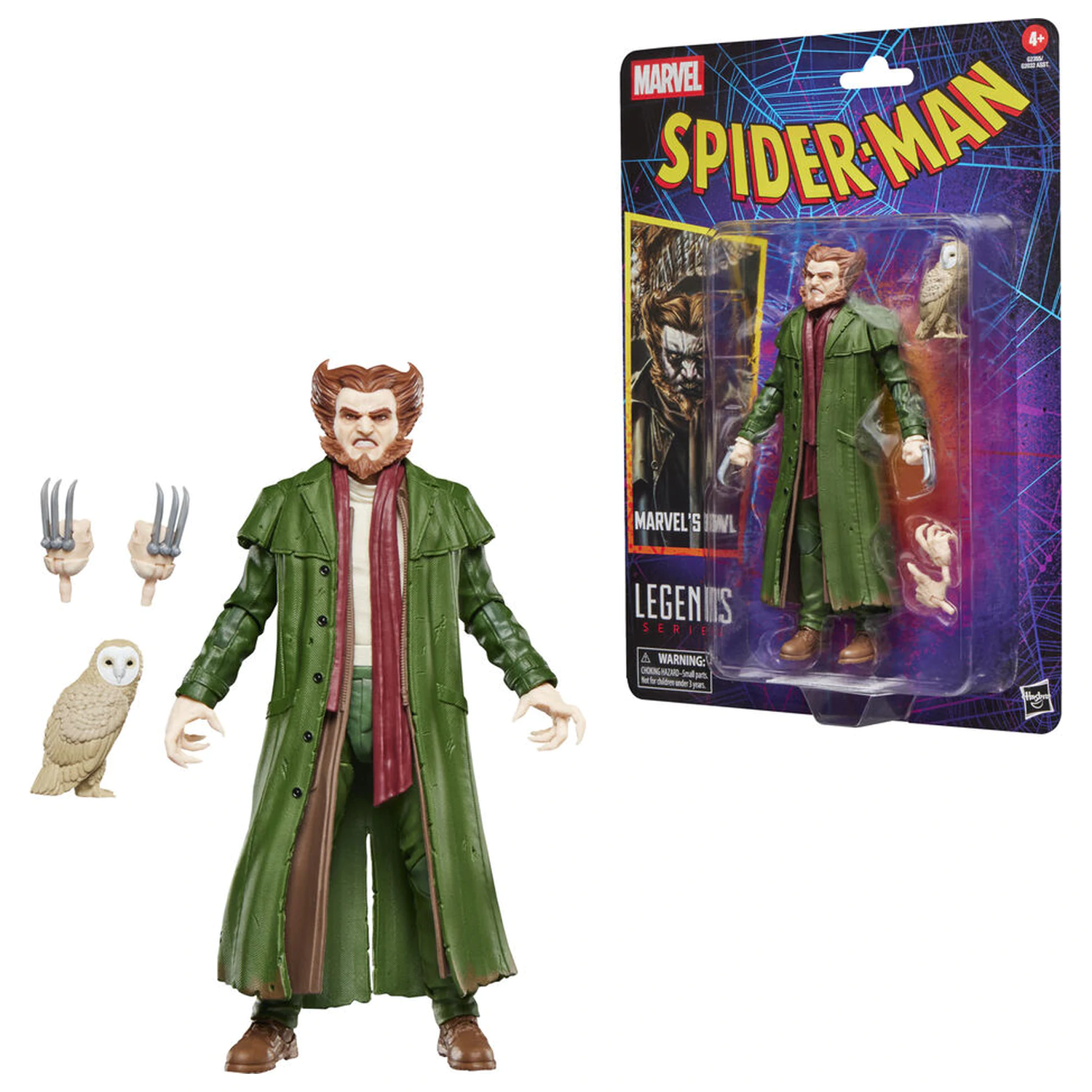 Marvel Legends Series Spider-Man Owl figura 15cm termékfotó
