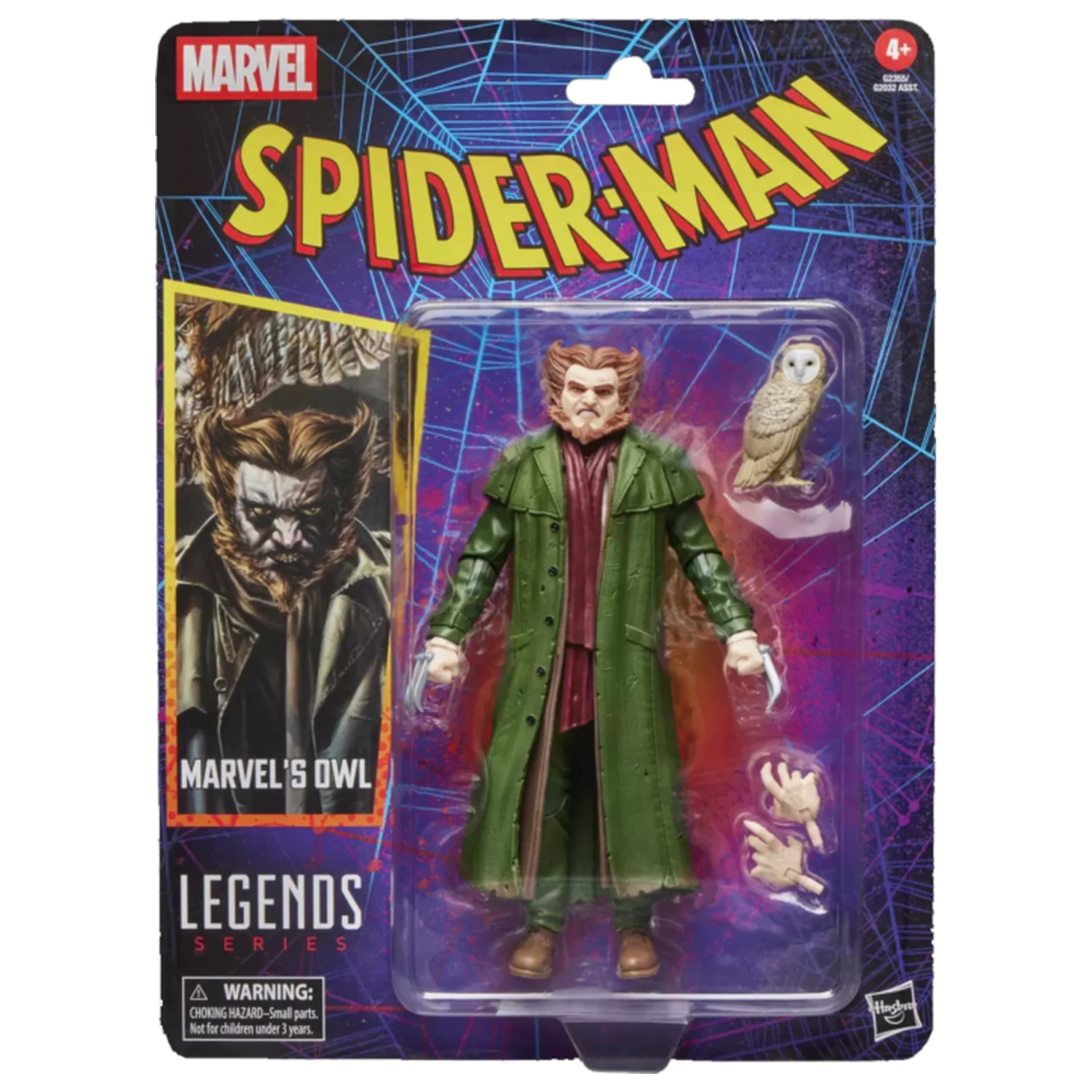 Marvel Legends Series Spider-Man Owl figura 15cm termékfotó