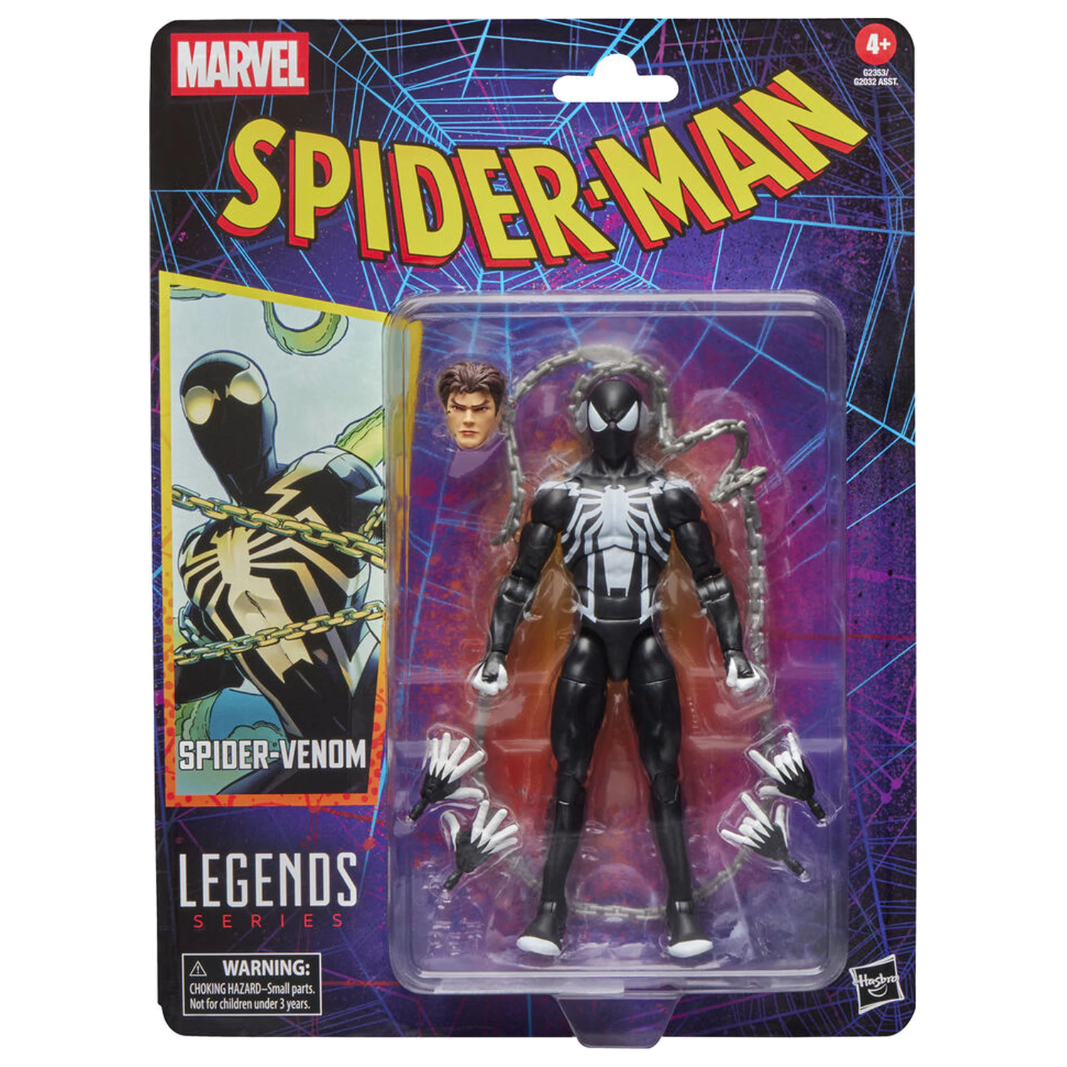 Marvel Legends Series Spider-Man Spider-Venom figura 15cm termékfotó
