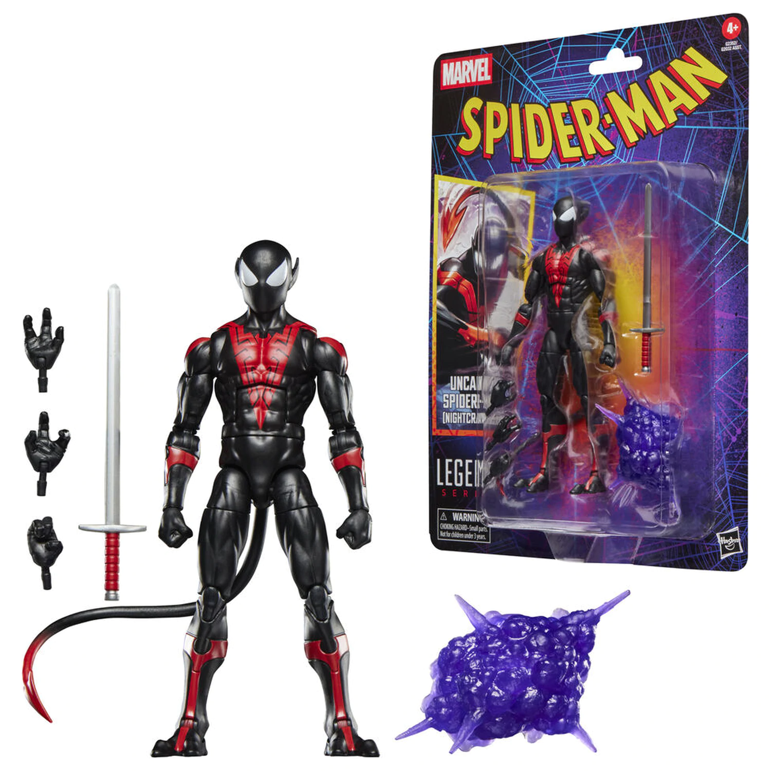 Marvel Legends Series Spider-Man Uncanny Spider-Man Nightcrawler figura 15cm termékfotó