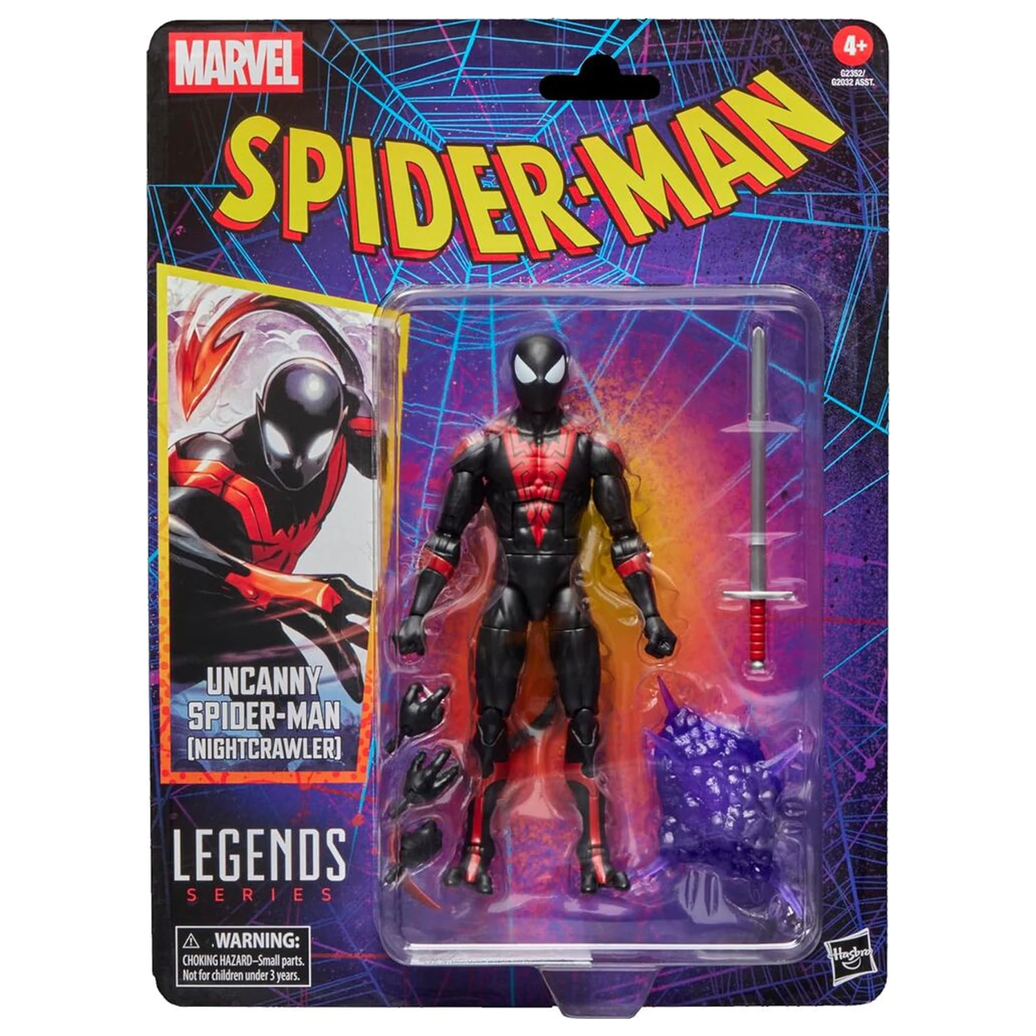 Marvel Legends Series Spider-Man Uncanny Spider-Man Nightcrawler figura 15cm termékfotó