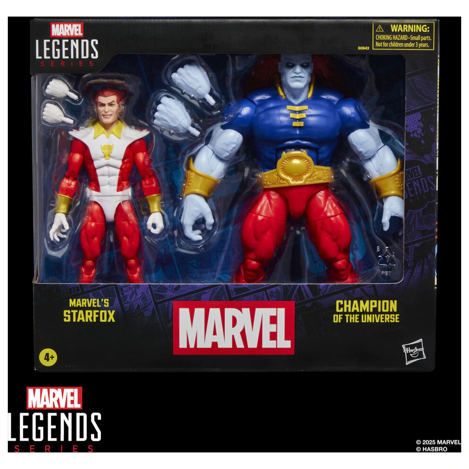 Marvel Legends Series Starfox & Champion of the Universe 2db-os figura csomag 15cm termékfotó