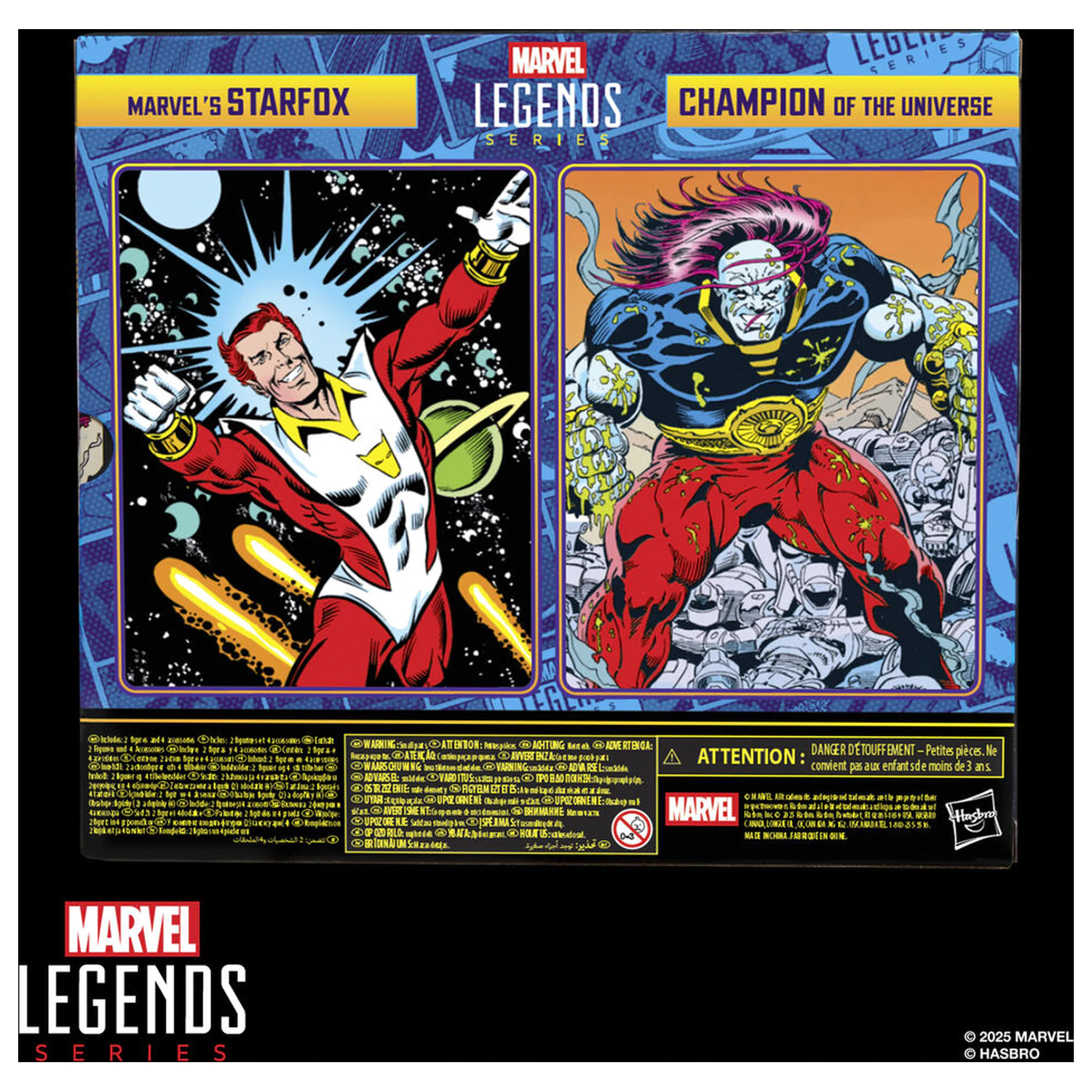 Marvel Legends Series Starfox & Champion of the Universe 2db-os figura csomag 15cm termékfotó
