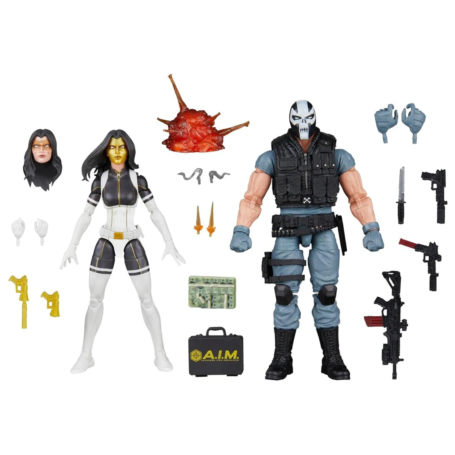 Marvel Legends Series Super Villains Madame Masque & Crossbones 2db-os figura csomag 15cm termékfotó