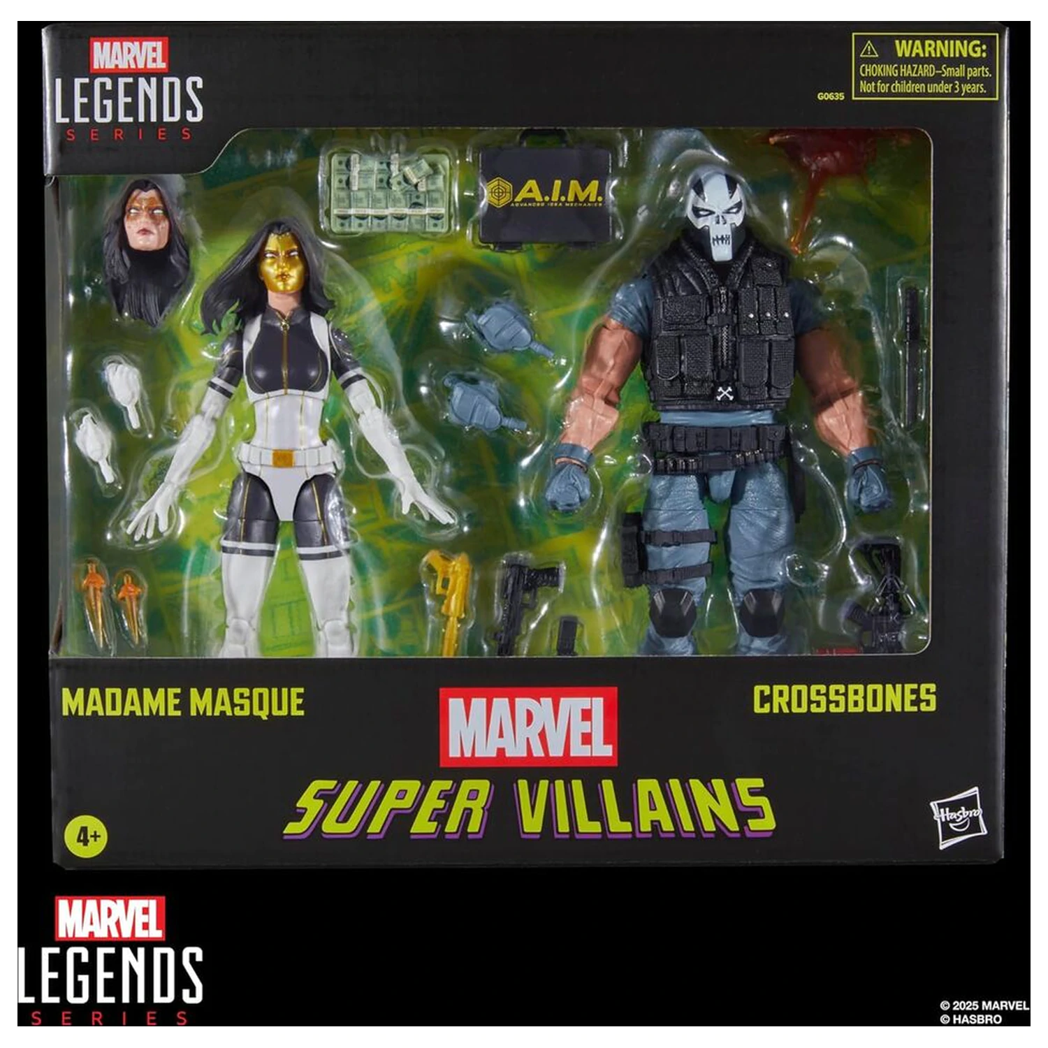 Marvel Legends Series Super Villains Madame Masque & Crossbones 2db-os figura csomag 15cm termékfotó