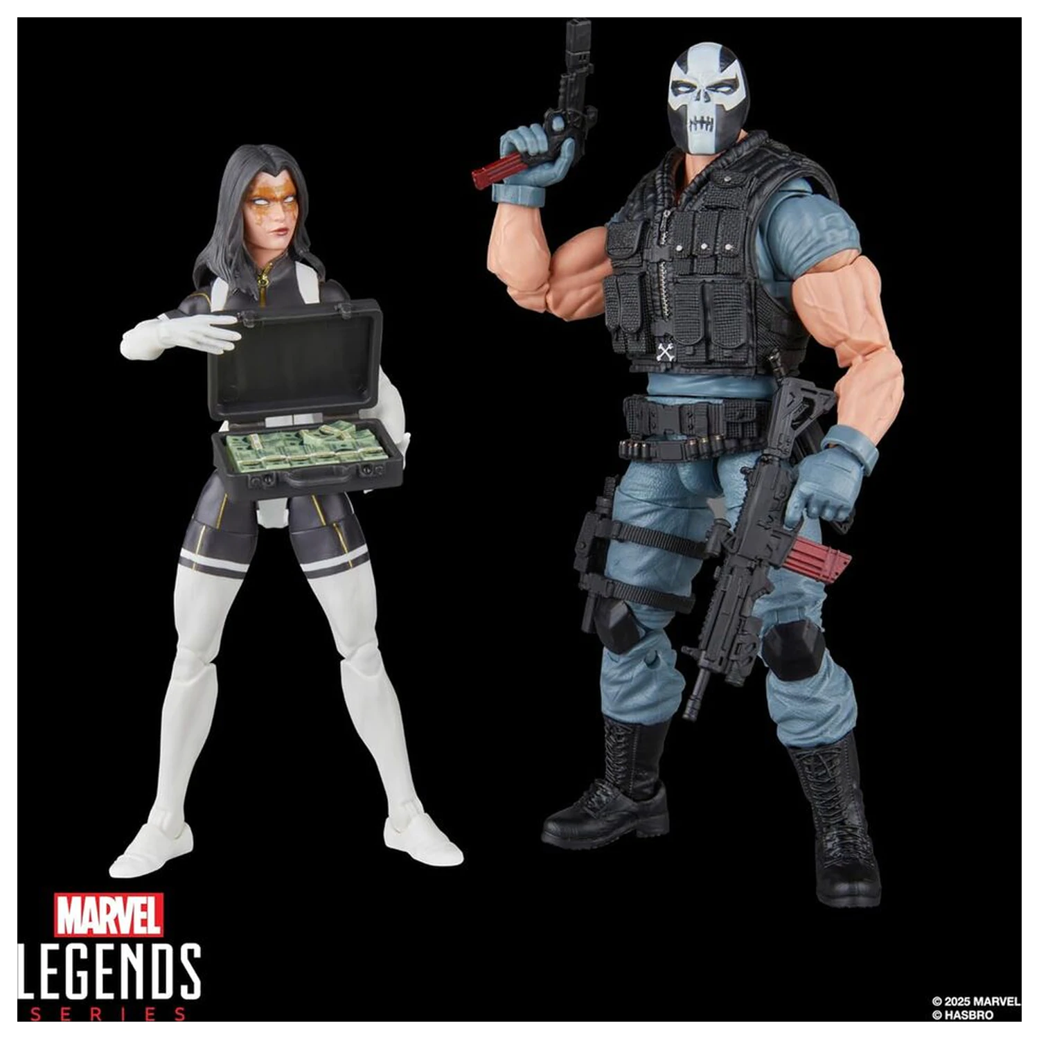Marvel Legends Series Super Villains Madame Masque & Crossbones 2db-os figura csomag 15cm termékfotó