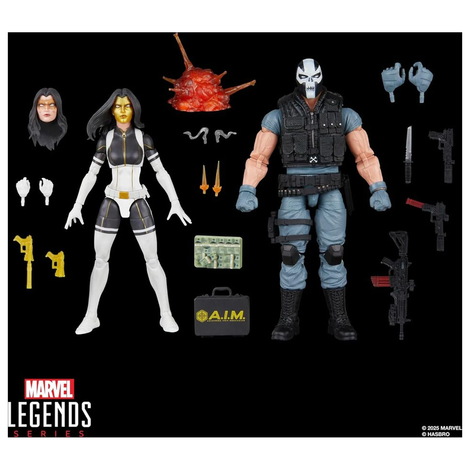 Marvel Legends Series Super Villains Madame Masque & Crossbones 2db-os figura csomag 15cm termékfotó