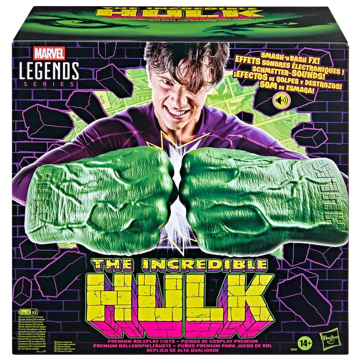 Marvel Legends Series The Incredible Hulk Knuckles ököl kesztyű termékfotó