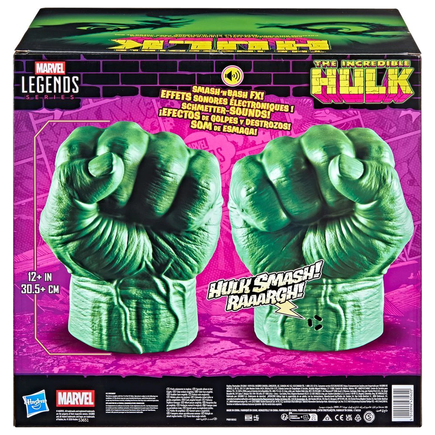 Marvel Legends Series The Incredible Hulk Knuckles ököl kesztyű termékfotó