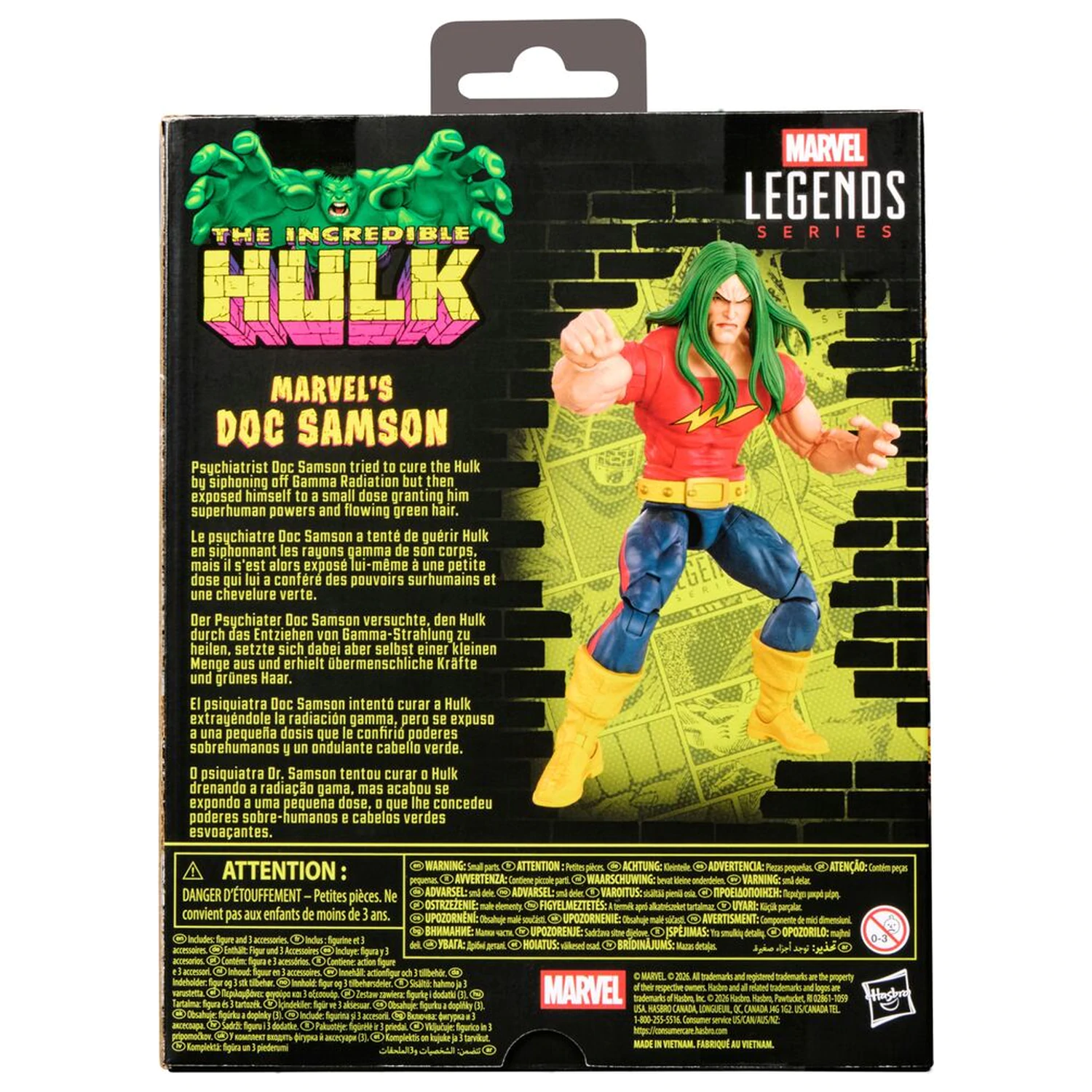 Marvel Legends Series The Incredible Hulk Marvels DOC Samson figura 15cm termékfotó