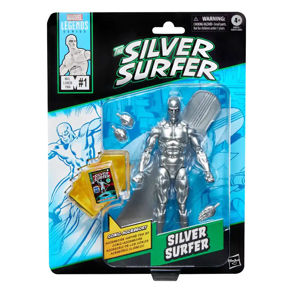 Marvel Legends Series The Silver Surfer - Silver Surfer figura 15cm termékfotó
