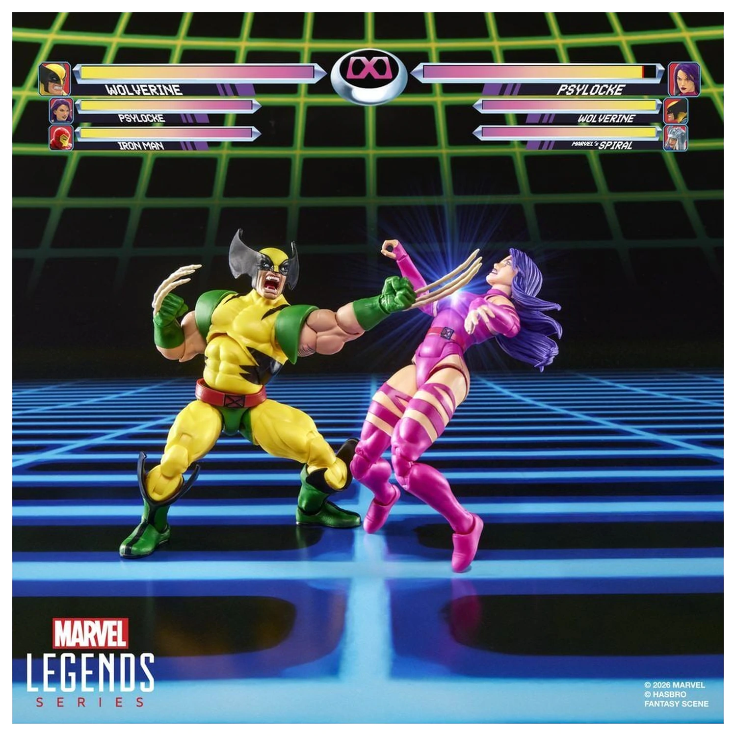 Marvel Legends Series Wolverine Vs Psylocke 2db-os figura csomag 15cm termékfotó