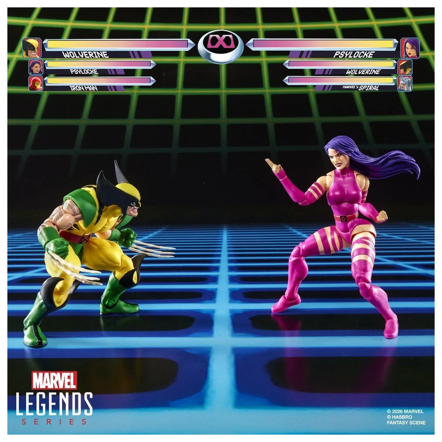 Marvel Legends Series Wolverine Vs Psylocke 2db-os figura csomag 15cm termékfotó