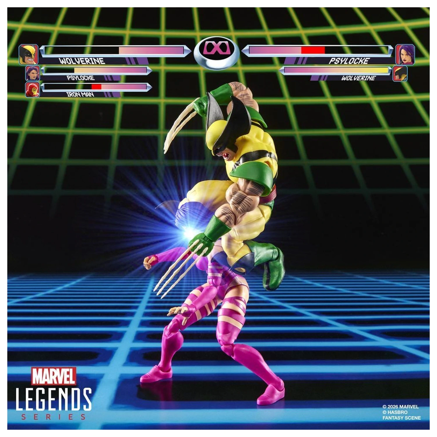 Marvel Legends Series Wolverine Vs Psylocke 2db-os figura csomag 15cm termékfotó