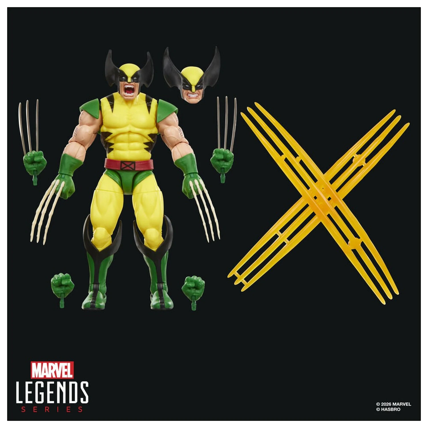 Marvel Legends Series Wolverine Vs Psylocke 2db-os figura csomag 15cm termékfotó