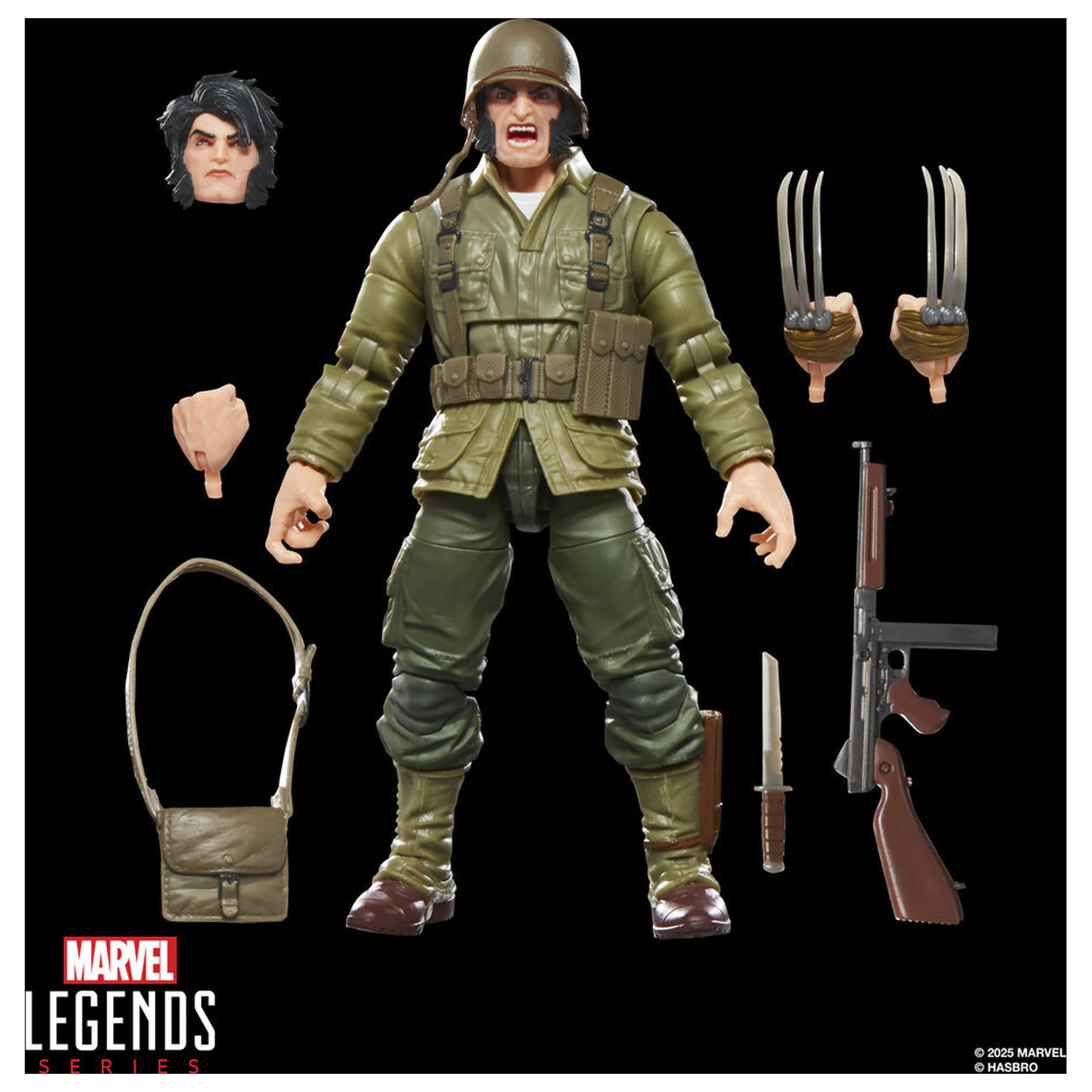 Marvel Legends Series Wolverine Wwil Logan figura 15cm termékfotó