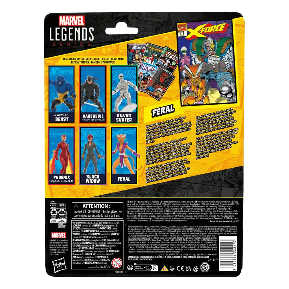 Marvel Legends Series X-Force Feral figura 15cm termékfotó