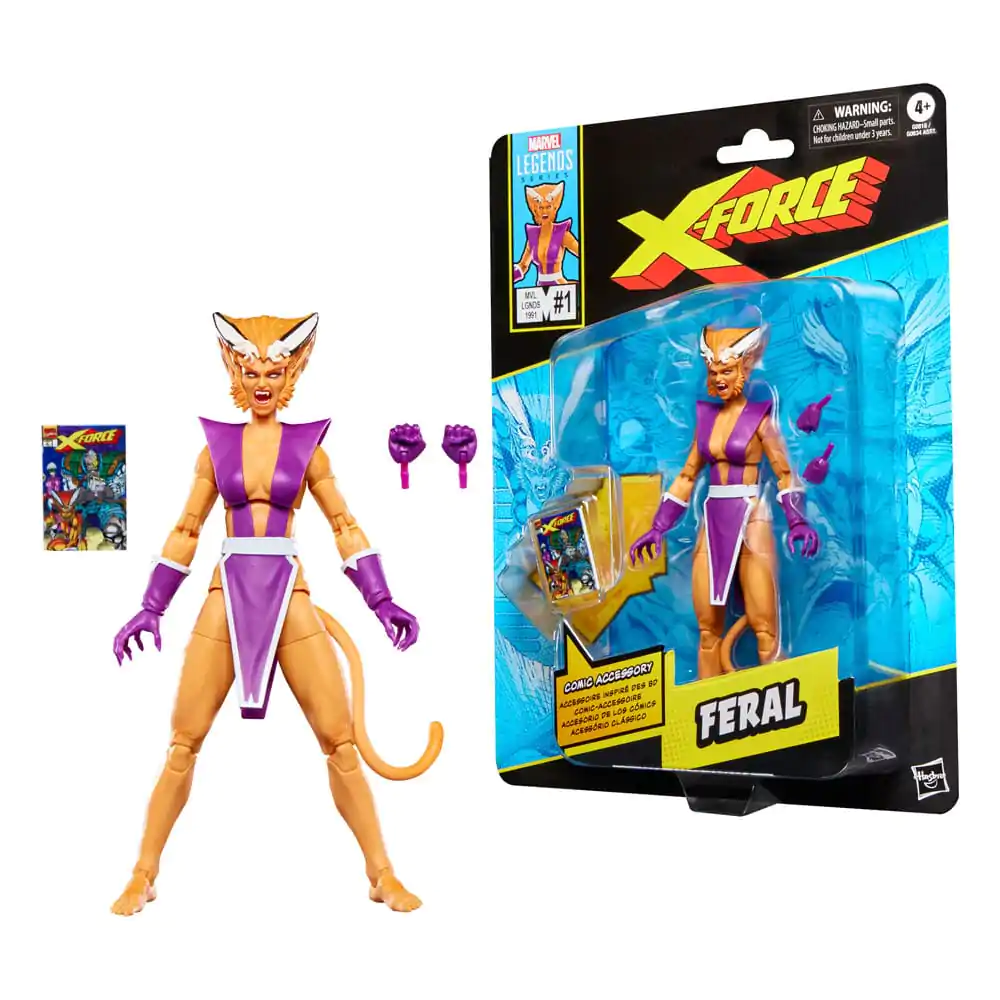 Marvel Legends Series X-Force Feral figura 15cm termékfotó