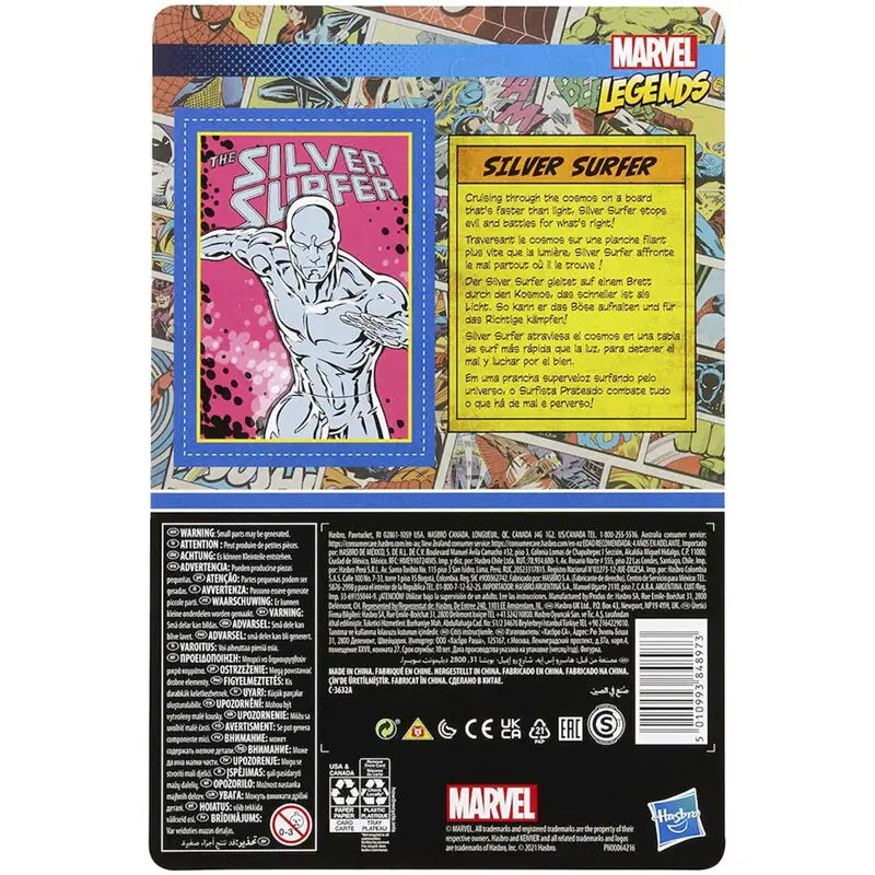 Marvel Legends Silver Surfer figura 9cm termékfotó