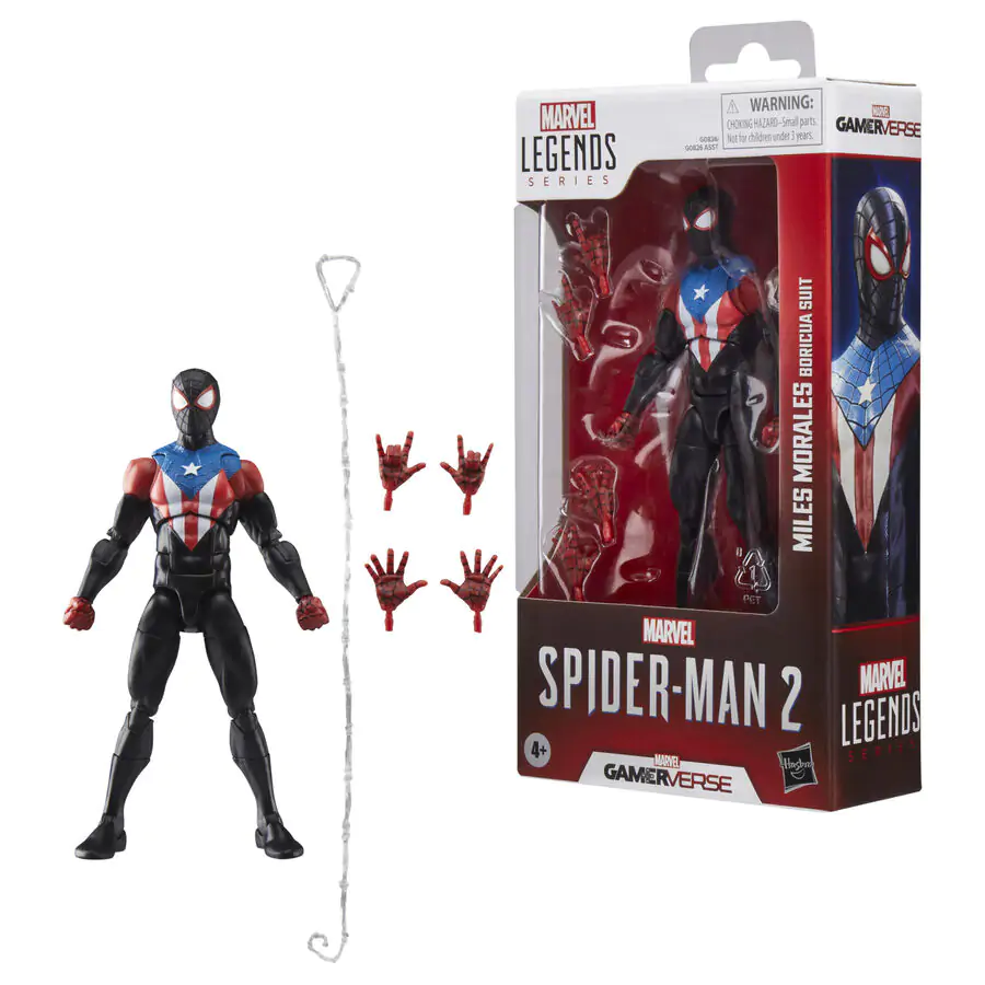 Marvel Legends Spider-Man 2 Miles Morales Boricua Suit figura 15cm termékfotó