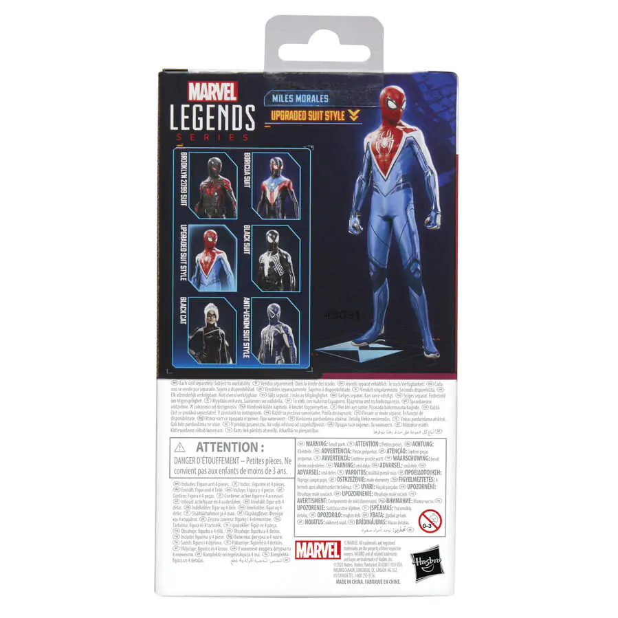 Marvel Legends Spider-Man 2 Miles Morales Upgraded Suit figura 15cm termékfotó