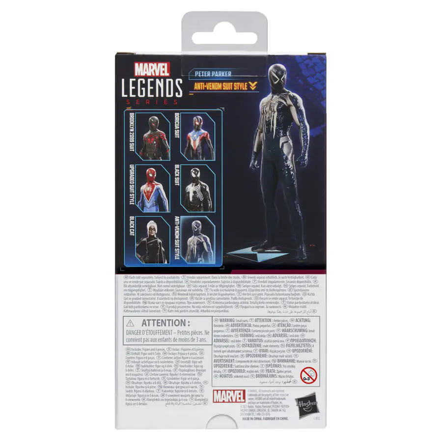 Marvel Legends Spider-Man 2 Peter Parker Anti-Venom Suit Style figura 15cm termékfotó