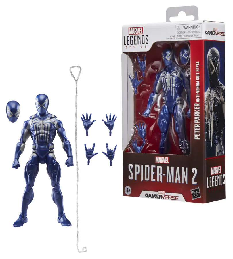 Marvel Legends Spider-Man 2 Peter Parker Anti-Venom Suit Style figura 15cm termékfotó