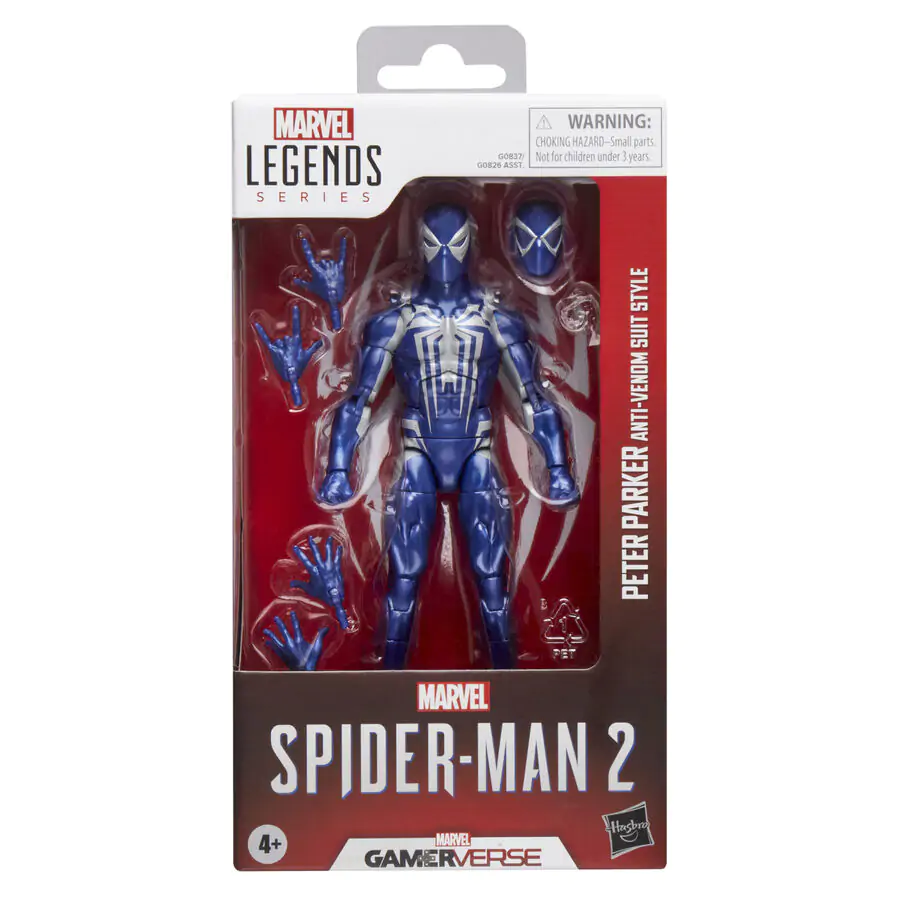 Marvel Legends Spider-Man 2 Peter Parker Anti-Venom Suit Style figura 15cm termékfotó