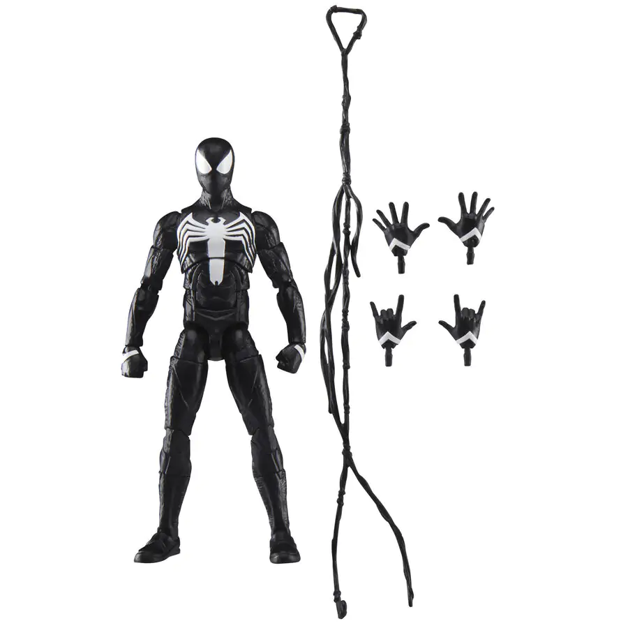 Marvel Legends Spider-Man 2 Peter Parker Black Suit figura 15cm termékfotó