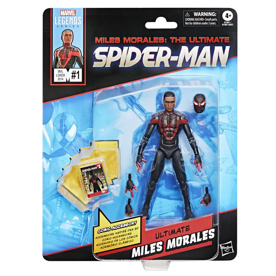 Marvel Legends Spider-Man Miles Morales Ultimate figura 15cm termékfotó