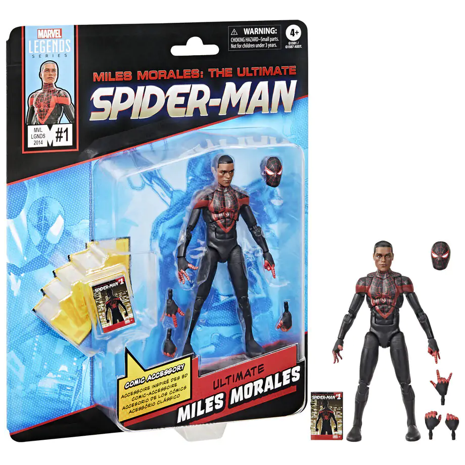 Marvel Legends Spider-Man Miles Morales Ultimate figura 15cm termékfotó