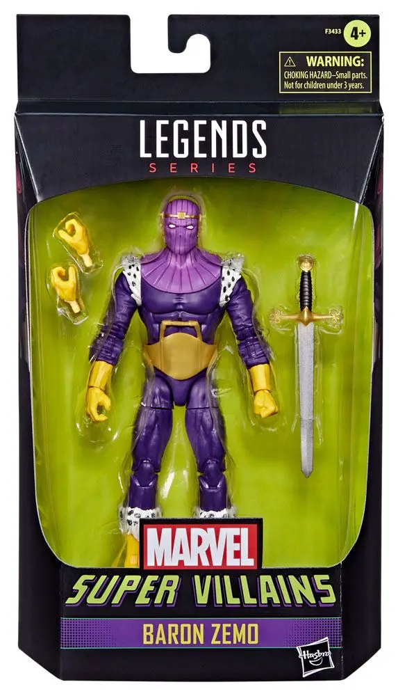 Marvel Legends Super Villains 2022 Baron Zemo akciófigura 15 cm termékfotó